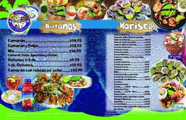 Menu photo 5 Mariscos y Birria El Sinaloa Dumas, TX Menu photo 5 Mariscos y Birria El Sinaloa Dumas, TX
