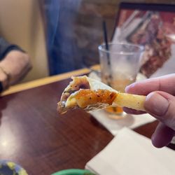 Los Cucos Mexican Cafe - The chips and salsa are wonderful and you can see here the salsa piping hot with steam coming off of it.