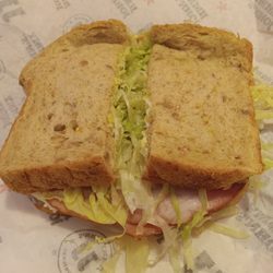 Jimmy John's - Pepe sandwich (ham and cheese) is ok, but you really ought to just make your own.
