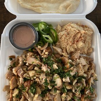 Stop4Shawarma - 1. Chicken Shawarma Plate - Fast Food Near Me - Burbank, California