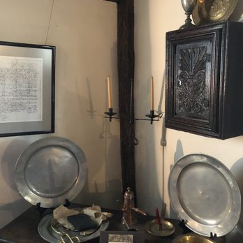 Witch House - Platters displayed but also would have been used. - Museums Near Me - Salem, Massachusetts
