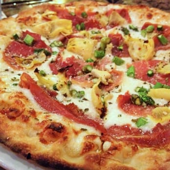 Rustico - Mamma Anna Pizza $14.99: Garlic sauce, mozzarella, prosciutto , artichoke, asparagus, Romano. 12" pizza. - Italian Near Me - Murrieta, California Rustico - Mamma Anna Pizza $14.99: Garlic sauce, mozzarella, prosciutto , artichoke, asparagus, Romano. 12" pizza. - Italian Near Me - Murrieta, California