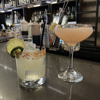 Roosevelt - Jalapeño something and dirty blonde - Cocktail Bars Near Me - Denver, Colorado