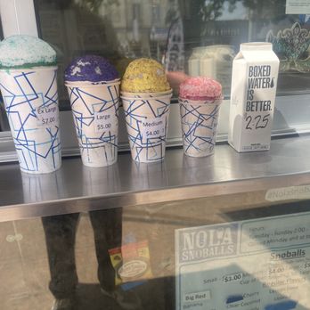 NOLA Snoballs - Sizes - Shaved Ice Near Me - Dallas, Texas NOLA Snoballs - Sizes - Shaved Ice Near Me - Dallas, Texas