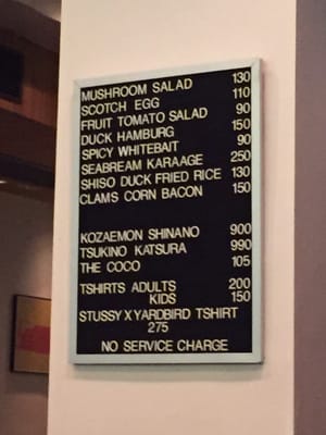 Menu photo 6 Yardbird Hong Kong, HK