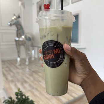 Paris Banh Mi - Katy - Matcha milk tea - Vietnamese Near Me - Katy, Texas