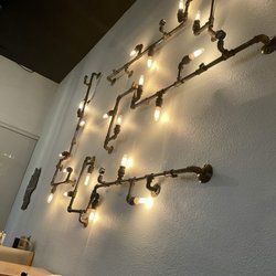 Café Berlin - Cool lighting.