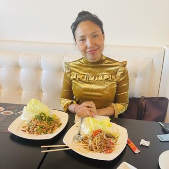 A Bite of Lao and Thai - Lao Green Papaya Salad! Nam Khao - Thai Near Me - Allen, Texas