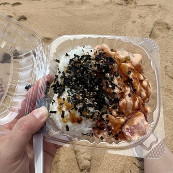 Pono Market - Spicy poke ahi with all the topping they offer - Hawaiian Near Me - Kapaa, Hawaii Pono Market - Spicy poke ahi with all the topping they offer - Hawaiian Near Me - Kapaa, Hawaii