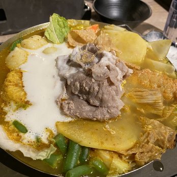 Boiling Point - Milk Cream Curry - single star spice level (which was still pretty spicy, but good!). - Taiwanese Near Me - Edmonds, Washington