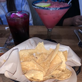 The Mexicano - Salsa chips, prickly pear margarita, Agua Fresca hibiscus drink with alcohol. - Mexican Near Me - Phoenix, Arizona The Mexicano - Salsa chips, prickly pear margarita, Agua Fresca hibiscus drink with alcohol. - Mexican Near Me - Phoenix, Arizona