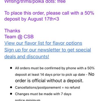 C'est Si Bon Bakery - Order confirmation e-mail. - Bakeries Near Me - San Jose, California C'est Si Bon Bakery - Order confirmation e-mail. - Bakeries Near Me - San Jose, California