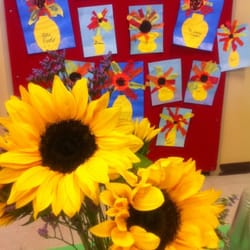 Monte Gardens Elementary School - Flowers for the volunteers