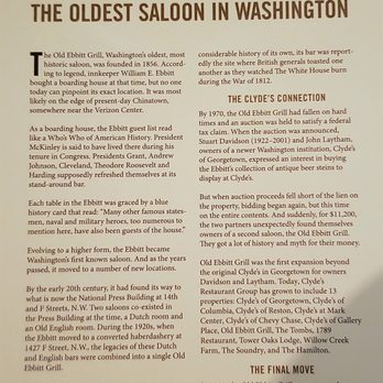 Old Ebbitt Grill - Bars Near Me - Washington, DC, District of Columbia Old Ebbitt Grill - Bars Near Me - Washington, DC, District of Columbia