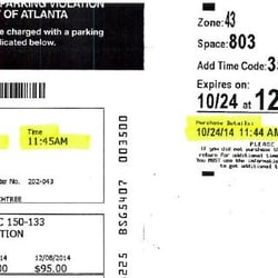 ParkAtlanta - Citation issued 1 minute after parking was paid. Shady business practices.