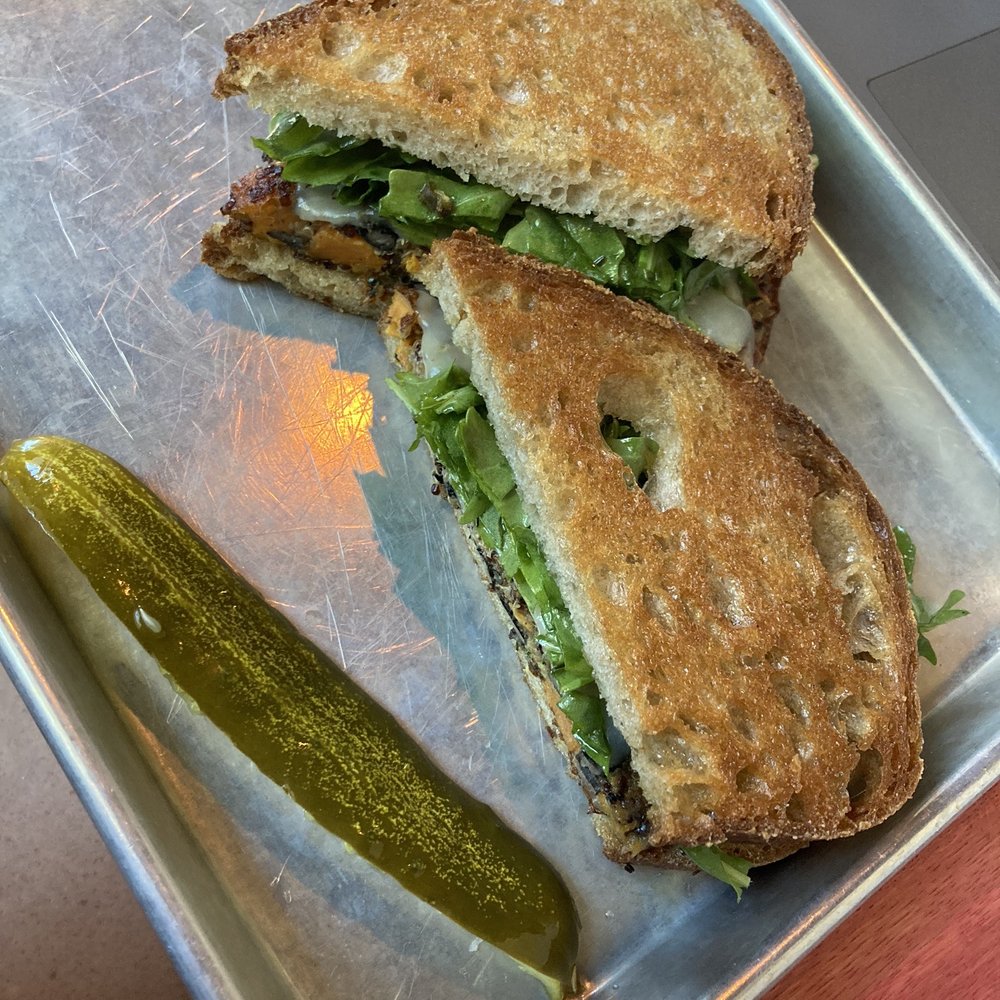 Easy Tiger - Veggie Patty Melt - Beer Gardens Near Me - Austin, Texas Easy Tiger - Veggie Patty Melt - Beer Gardens Near Me - Austin, Texas