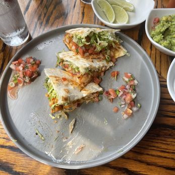 De Mole - Shrimp quesadilla (ordered side of guacamole and sour cream, not usually included) - Mexican Near Me - Brooklyn, New York De Mole - Shrimp quesadilla (ordered side of guacamole and sour cream, not usually included) - Mexican Near Me - Brooklyn, New York