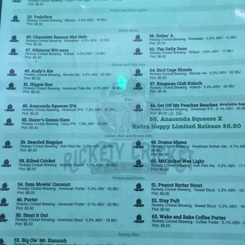 Rickety Cricket Brewing - Pizza Near Me - Kingman, Arizona Rickety Cricket Brewing - Pizza Near Me - Kingman, Arizona