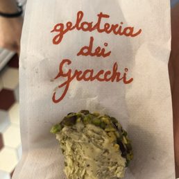 Pistachio rolled in pistachio...