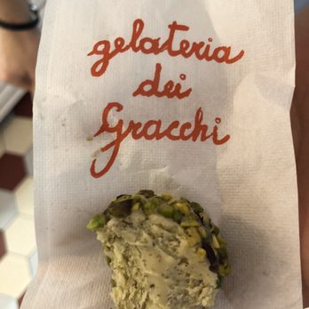 Gelateria dei Gracchi - Pistachio rolled in pistachio... - Ice Cream & Frozen Yogurt Near Me - Rome, RM