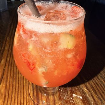 The Moonshiners Southern Table + Bar - Strawberry Moon Cocktail - Southern Near Me - Houston, Texas