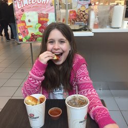 Pretzelmaker - My daughter chose the small pretzel bite combo with pizza sauce to dip.