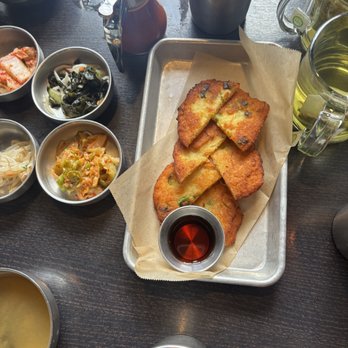 Purple Rice - Mung bean pancake - Korean Near Me - San Francisco, California Purple Rice - Mung bean pancake - Korean Near Me - San Francisco, California