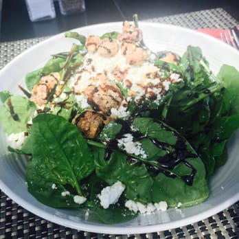 Cosmo's Bistro - My fave salad is the Baby Spinach Salad, has walnuts, feta cheese and homemade glazed dressing! - Italian Near Me - Glendora, California Cosmo's Bistro - My fave salad is the Baby Spinach Salad, has walnuts, feta cheese and homemade glazed dressing! - Italian Near Me - Glendora, California