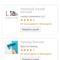 Lasting Impressions - Voted as 2015 Best Painter in Minneapolis.