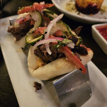Hearthstone Restaurant - Beef tip tacos happy hour - New American Near Me - Breckenridge, Colorado