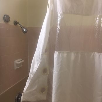 Bedford Plaza Hotel - That's how I found the shower curtain when I walked in the bathroom. - Hotels Near Me - Bedford, Massachusetts Bedford Plaza Hotel - That's how I found the shower curtain when I walked in the bathroom. - Hotels Near Me - Bedford, Massachusetts