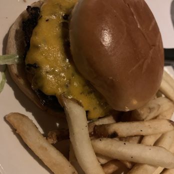 Bonefish Grill - Half-Pound BFG Burger (No tomato, onions, or pickles) - Seafood Near Me - Orlando, Florida Bonefish Grill - Half-Pound BFG Burger (No tomato, onions, or pickles) - Seafood Near Me - Orlando, Florida