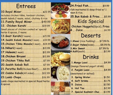 Menu photo 4 Royal Palm Restaurant Sterling, VA Menu photo 4 Royal Palm Restaurant Sterling, VA