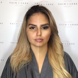 Vain & Luxe - Hair extensions and airbrush makeup transformation