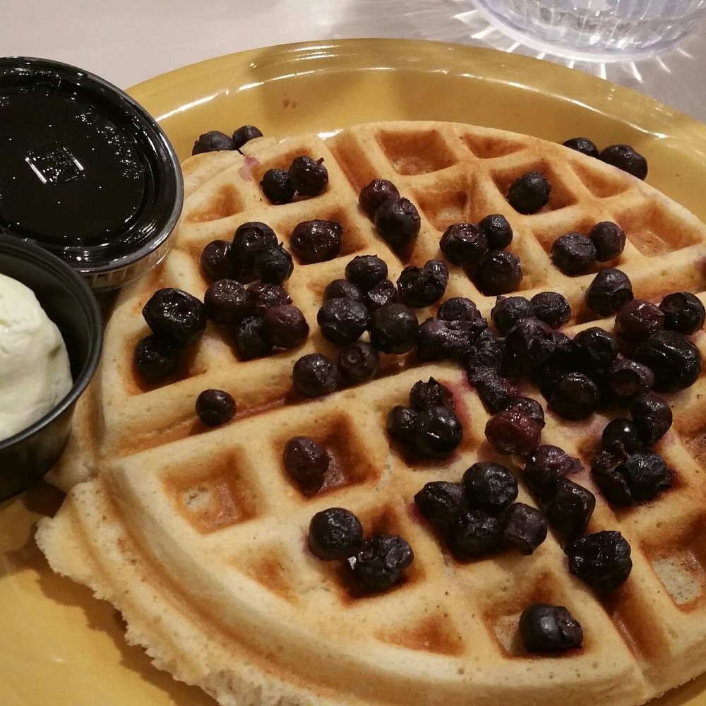 Rustler's Restaurant - Blueberry waffle - American Near Me - Tropic, Utah Rustler's Restaurant - Blueberry waffle - American Near Me - Tropic, Utah
