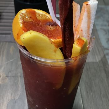Frutilandia - a bloody drink with orange slices - Ice Cream & Frozen Yogurt Near Me - Tolleson, Arizona
