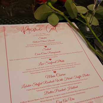 Prime Cut Steakhouse - Special Valentine's menu - Steakhouses Near Me - Jamul, California Prime Cut Steakhouse - Special Valentine's menu - Steakhouses Near Me - Jamul, California