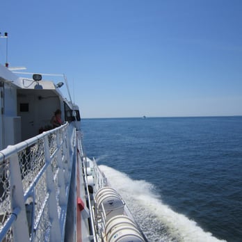 Block Island Express - The ferry from the top deck, mid journey. - Boating Near Me - New London, Connecticut