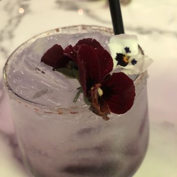 Kin Dee - Butterly Pea Margarita - Thai Near Me - Houston, Texas