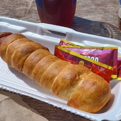 St. Augustine Celtic Music & Heritage Festival - Our festival "dog" of choice....the pretzel dog!!