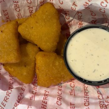 Cherry Cricket - Crispy Mac and cheese bites. - Burgers Near Me - Broomfield, Colorado Cherry Cricket - Crispy Mac and cheese bites. - Burgers Near Me - Broomfield, Colorado