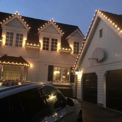 Holiday Lights - Warm white C9 lights.