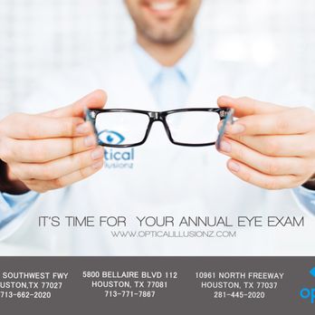 Optical Illusionz - Call us Today For your Eye Exam! at (281)445-2020 - Optometrists Near Me - Houston, Texas