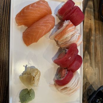 Noshi - Salmon sushi - Japanese Near Me - Buford, Georgia Noshi - Salmon sushi - Japanese Near Me - Buford, Georgia