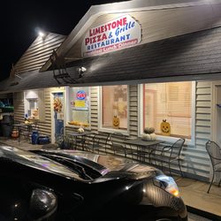Limestone Pizza and Grille Restaurant - The exterior of the building.