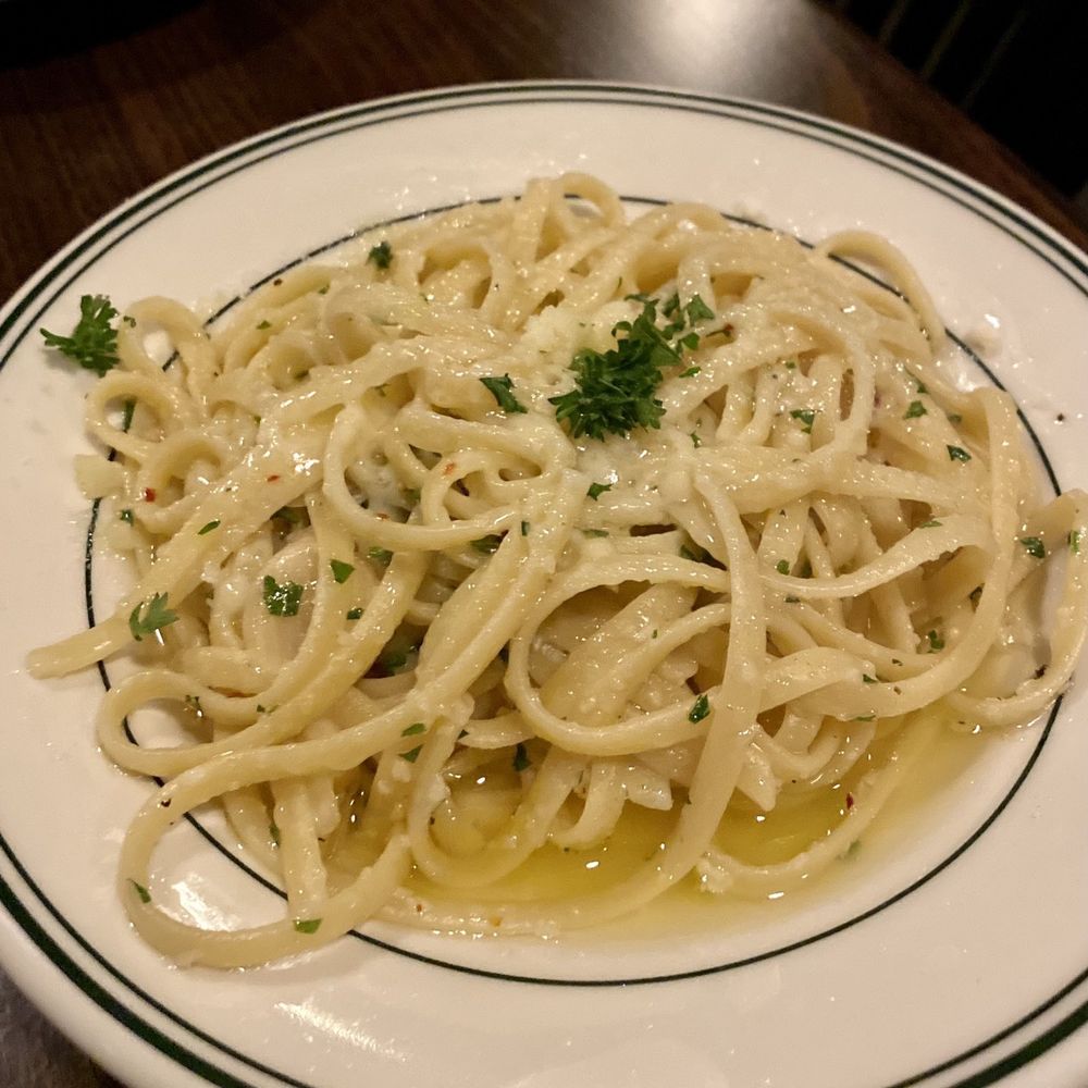 Pasta in garlic butter sauce side dish