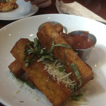 Paesanos - Polenta fries with balsamic ketchup and garlic aioli - Italian Near Me - Davis, California Paesanos - Polenta fries with balsamic ketchup and garlic aioli - Italian Near Me - Davis, California