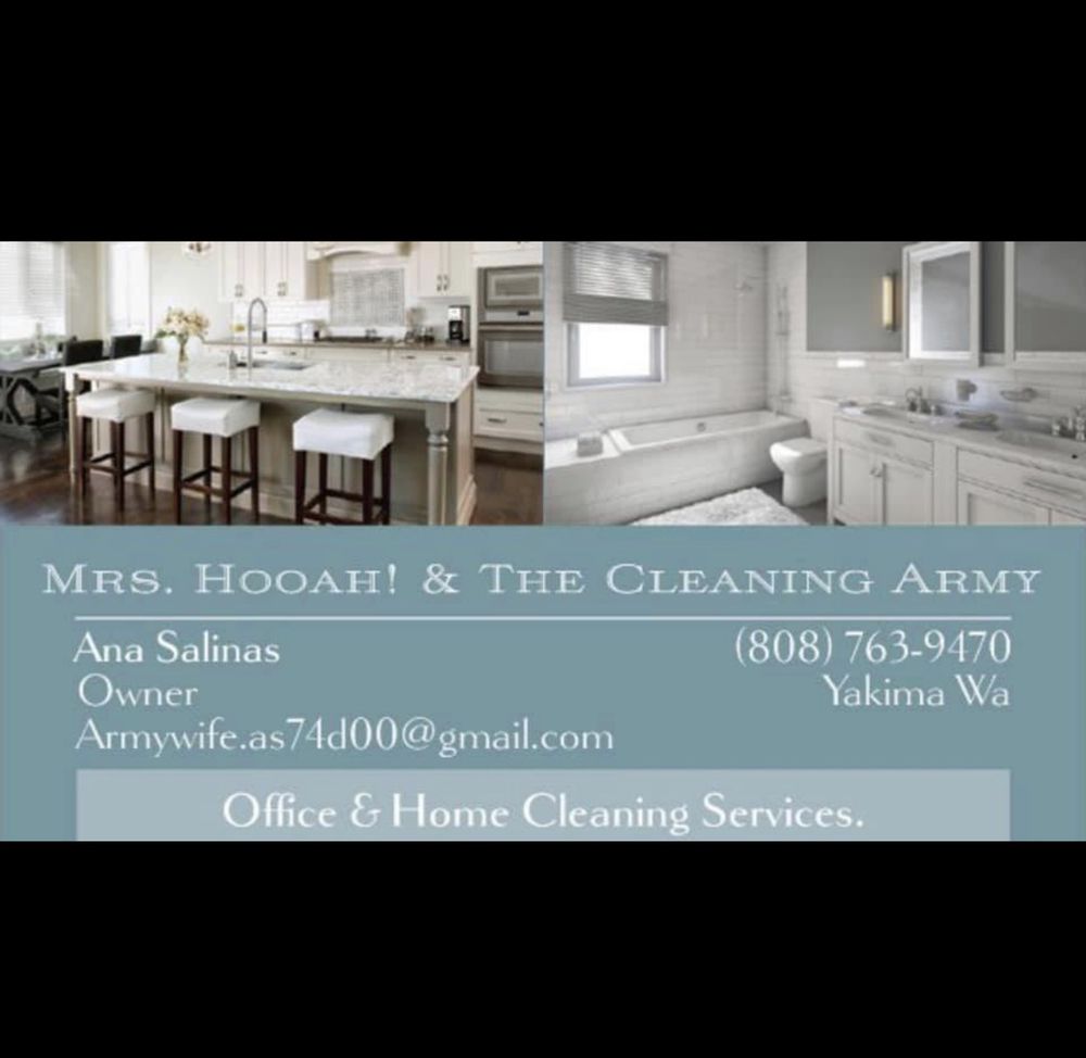 MRS HOOAH & THE CLEANING ARMY Yakima, Washington Home Cleaning