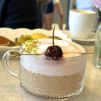 Glimmer Cafe - Cherry pistachio latte - Cafes Near Me - Delray Beach, Florida Glimmer Cafe - Cherry pistachio latte - Cafes Near Me - Delray Beach, Florida