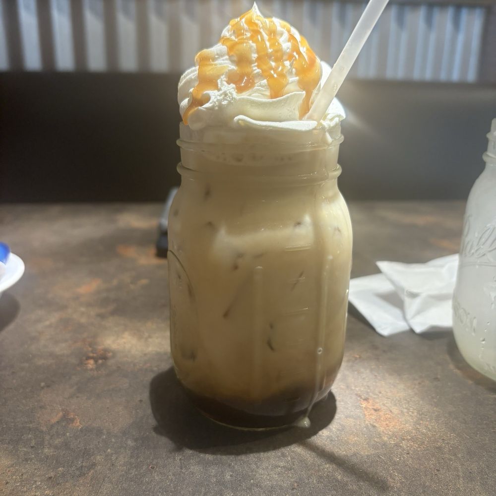 Huckleberry's - Iced Caramel Macchiato - Breakfast & Brunch Near Me - Arlington, Texas Huckleberry's - Iced Caramel Macchiato - Breakfast & Brunch Near Me - Arlington, Texas